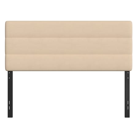 Flash Furniture Cream Tufted Fabric Upholstered Queen Headboard TW-3WLHB21-W-Q-GG